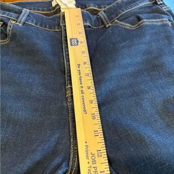 Lane Bryant High Rise Boot Cut Dark Wash Stretch Denim Jeans Size 22S - Picture 11 of 12